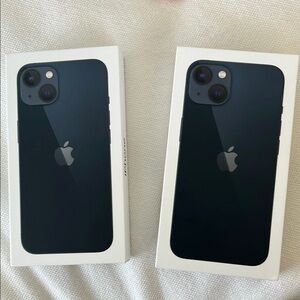 Apple iPhone 13 Midnight Blue EMPTY BOXES (2 count)